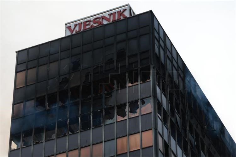 Ministarstvo prostornoga uređenja, graditeljstva i državne imovine - Požar u zagrebačkom Vjesniku